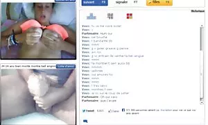 Due schuma sesso tra trans è dipinto in bianco e nero.